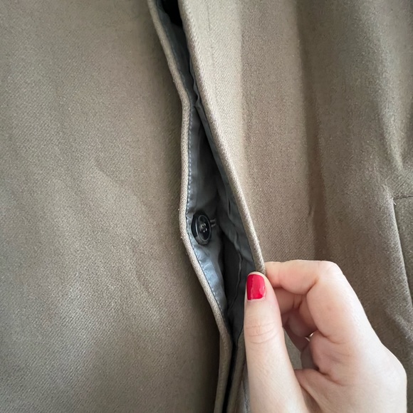 THEORY brown coat size M 100% wool - Picture 6 of 10